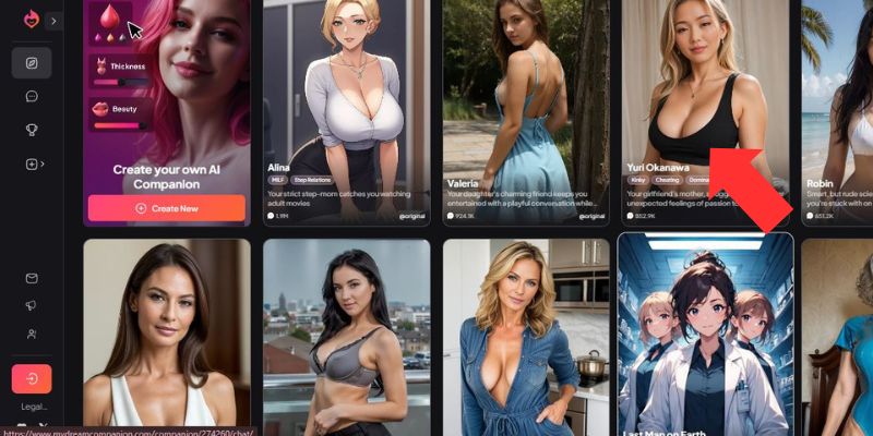 Korak 1 Izaberite lik sa kojim želite da razgovarate