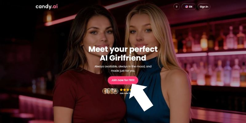 Korak 1 Pritisnite “Pridružite se sada BESPLATNO“