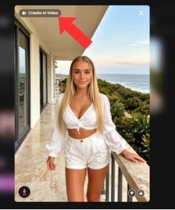 Korak 2 Kliknite na “Create AI Video“ i to je to