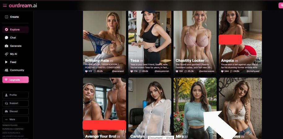 Korak 3 Izaberite lik sa kojim želite da ćaskate